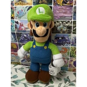 Nintendo Super Mario Luigi Plush 10" Jakks Pacific Stuffed Character Toy